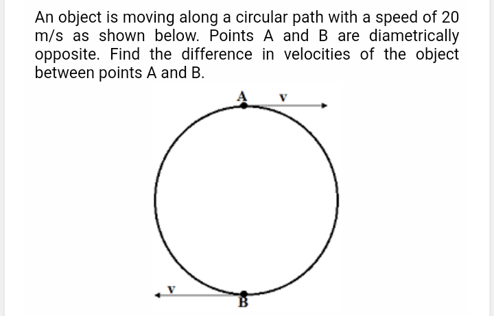 Question image for One objects in a circular motion please solve the